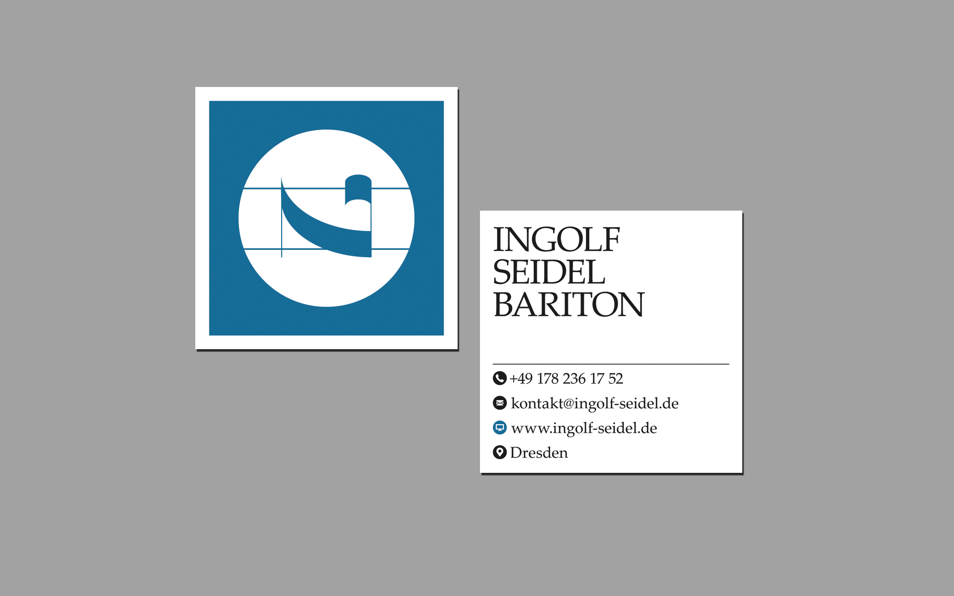 Visitenkarte Ingolf Seidel - Bariton - Dresden