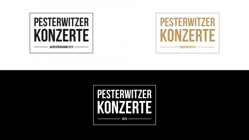 Logo Varianten Pesterwitzer Konzerte