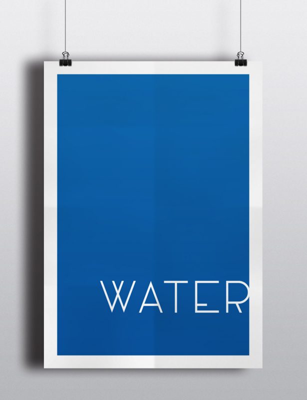 Poster - Die vier Elemente - Wasser